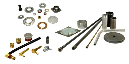 Tank fittings and tubes photo