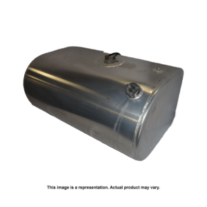 70 Gallon Aluminum D-Shape Diesel Tank - 40" L x 25.25" W x 19.25" H