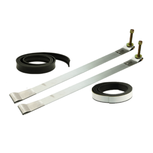 2-Piece Mounting Kit with SS Straps - No Brackets
