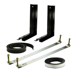 2-Piece Mounting Kit with 17" D x 21.75" H L-Brackets & SS Straps