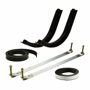 2-Piece Mounting Kit with 22" Diameter J-Brackets & SS Straps