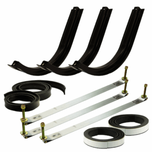 3-Piece Mounting Kit with 26" Diameter J-Brackets & SS Straps
