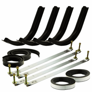 4-Piece Mounting Kit with 26" Diameter J-Brackets & SS Straps
