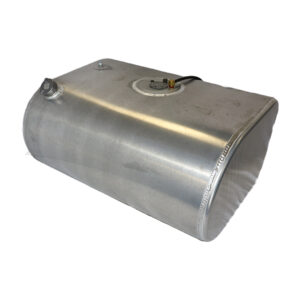 50 Gallon Aluminum D-Shape Diesel Tank - 34.50" L x 25.25" W x 16.50" H