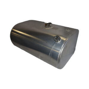 70 Gallon Aluminum D-Shape Diesel Tank - 40" L x 25.25" W x 19.25" H